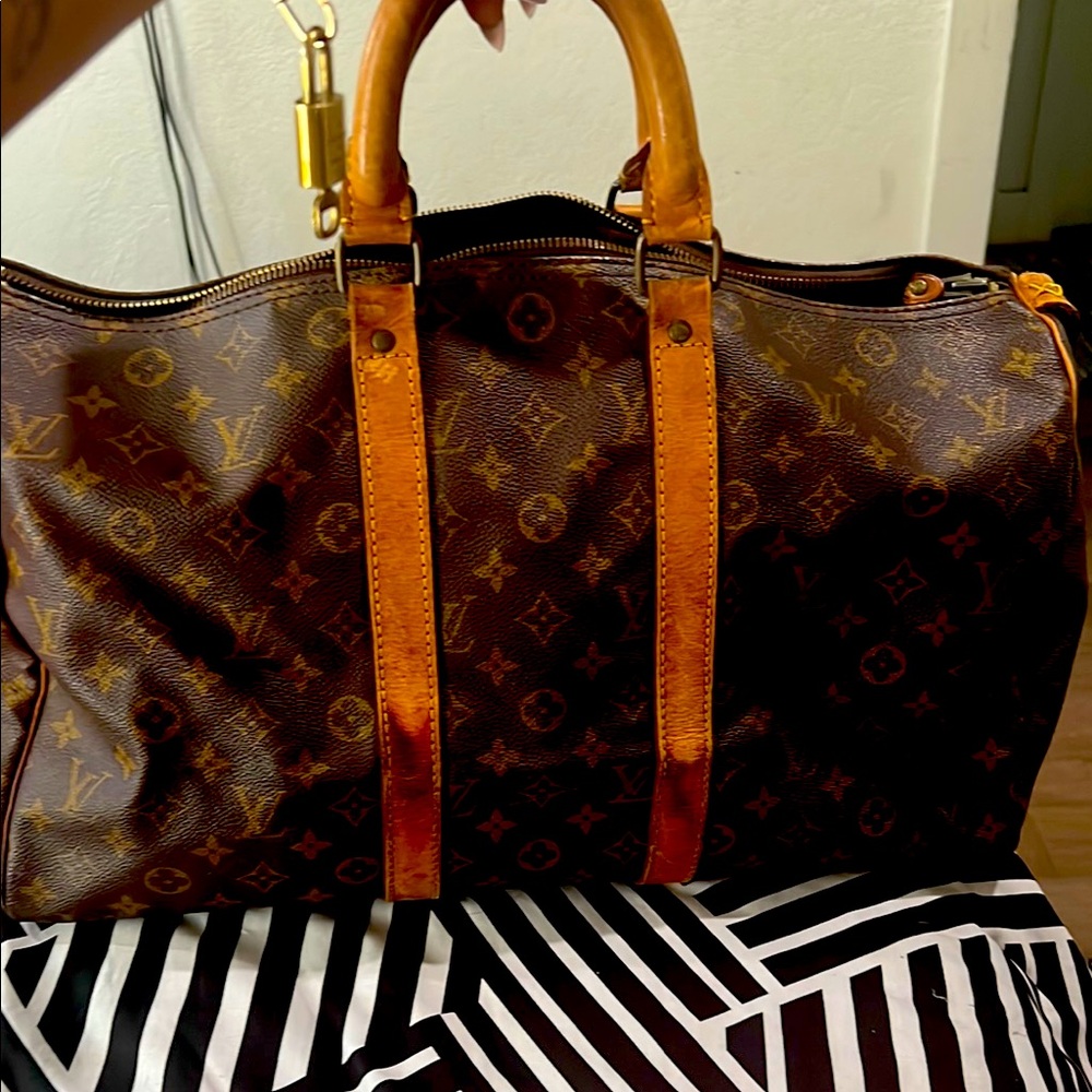 Louis Vuitton Monogram Brown Leather Men's Bag
